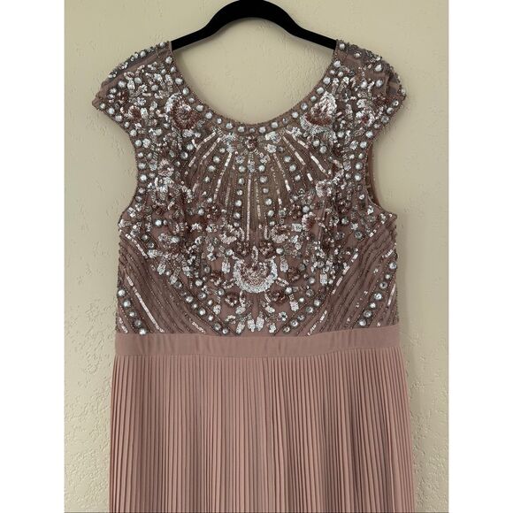 Aidan Mattox Beaded Gown - Picture 3 of 7